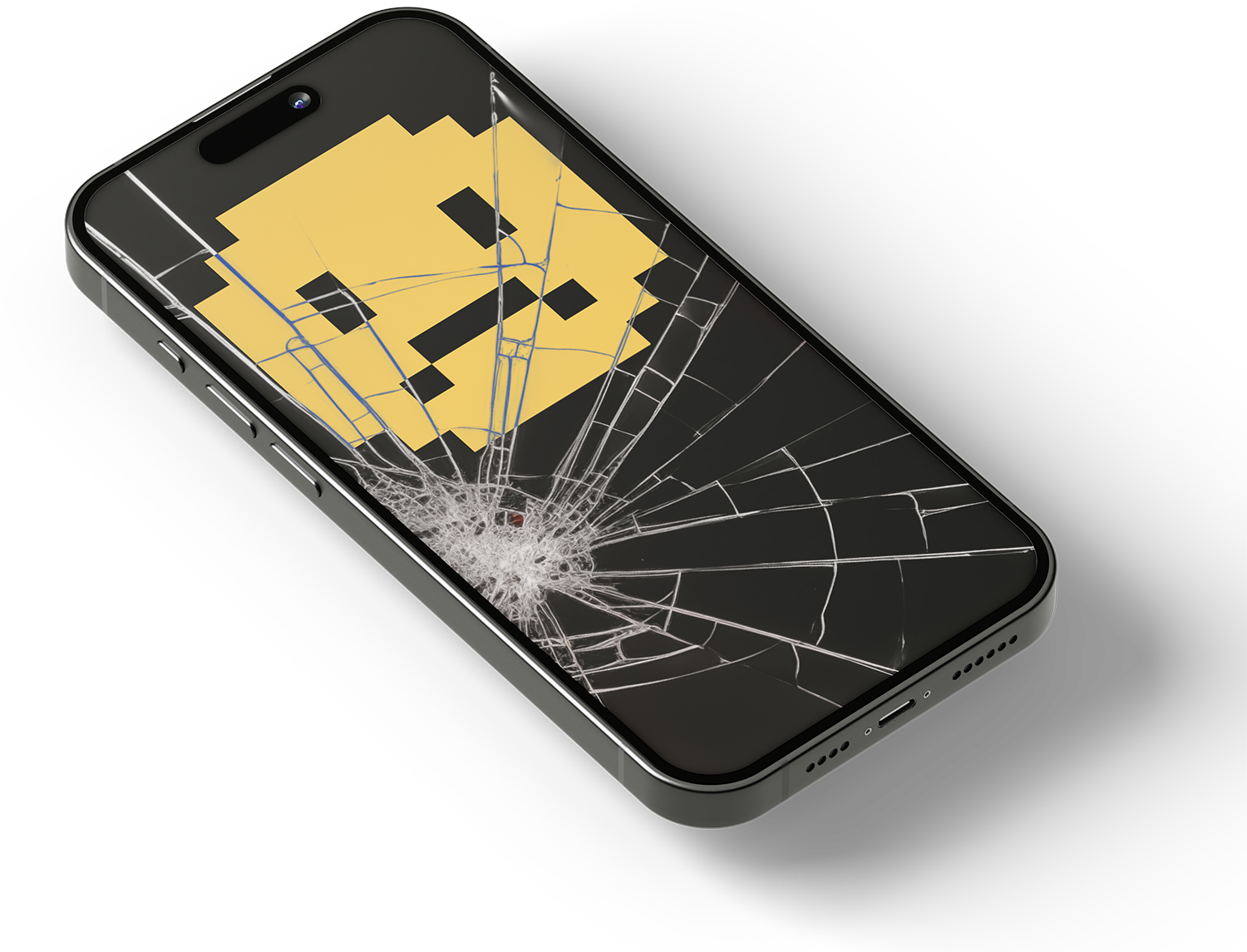 ødelagt iphone